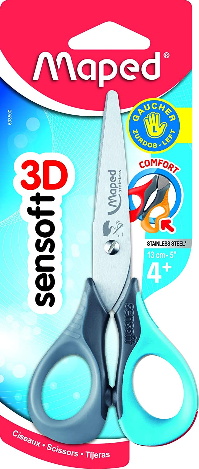 Scissors SenSoft 13CM Left Handed MAPED 484527